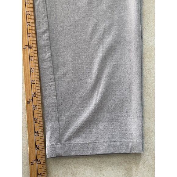 Eileen Fisher Women's Pull-on Stretch Waist Pants Relaxed Fit Gray Viscose Blend - Picture 11 of 11